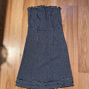 Strapless Ruffled Dress